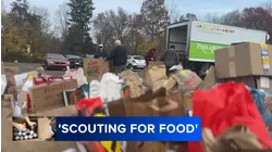 Philadelphia Scouts collect thousand of pounds of food