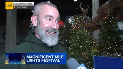 DJ White Shadow on Mag Mile Lights Parade