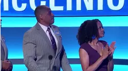 Can Khristina pull off a huge comeback?! | Family Feud