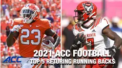Top 5 Returning Running Backs | ACC Football 2021