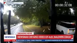 Video shows moment Alec Baldwin crashes car into tree in East Hampton