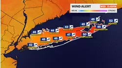 WIND ALERT: Damaging gusts possible for Long Island starting late Wednesday