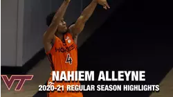 Nahiem Alleyne 2020-21 Regular Season Highlights | Virginia Tech Guard