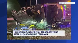 10 Bergen County firefighters injured in Route 208 crash in Fair Lawn