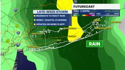 STORM WATCH: Heavy rain, strong wind to hit Long Island Thursday