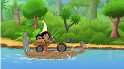 Balloon powered rocket car