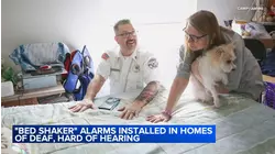 'Bed shaker' alarm installed in homes of deaf, hard of hearing