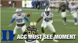 Duke's Shaka Heyward Recovers Muffed Punt For A Touchdown
