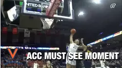 Virginia's Kadin Shedrick Out Toughs Coppin St. Defenders | Must See Moment