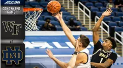 Wake Forest vs. Notre Dame Condensed Game | 2020-21 ACC Men's Basketball