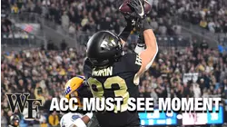 Wake Forest Taylor Morin Mosses Pitt DB For A Touchdown | ACC Must See Moment
