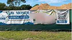 Suffolk, community leaders rally after hateful graffiti found on mosque being built in Shirley