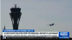 The shutdown is set to continue slowing down US air travel as stress mounts on controllers