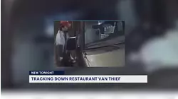 Theft of beloved Newark restaurant owner's van caught on camera