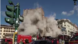 Trapped Worker Dies After Medieval Tower Collapses in Rome