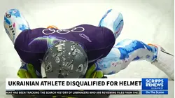 IOC disqualifies Ukrainian skeleton racer over war tribute helmet