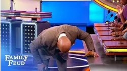 Steve Harvey completely LOSES IT over Mac's answer! | Family Feud