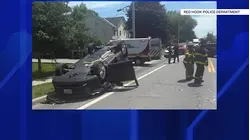 2 people injured in Red Hook rollover crash