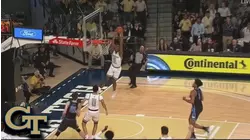 Georgia Tech's Michael DeVoe & Moses Wright Connect on the Emphatic Alley Oop