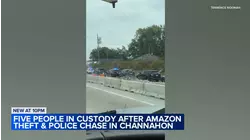 5 in custody after Amazon theft, U-Haul truck chase on I-80: Police