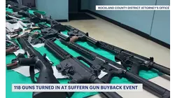 More than 100 guns collected in Rockland County buyback