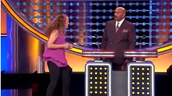 Nancy's answer cracks up Steve Harvey! | Family Feud