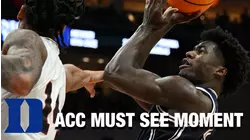 Duke's AJ Griffin's Prayer Is Answered At The Halftime Buzzer | ACC Must See Moment