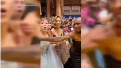 Ariana Grande accosted by fan at premiere of 'Wicked: For Good'