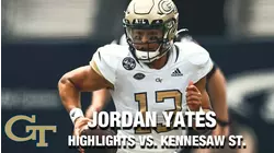 Georgia Tech QB Jordan Yates Shines Versus Kennesaw St.