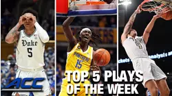 2021-22 ACC Basketball Plays Of The Week (Dec.20trh-26th)