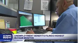 Unemployment benefits reach their highest level in four months