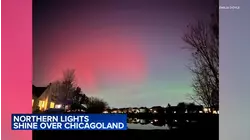 Northern lights visible in parts of Chicago area
