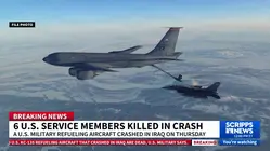 US military refueling tanker crashes in Iraq during Iran offensive, killing 6