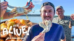 Brad Goes Crabbing & Shrimping For A Low Country Boil
