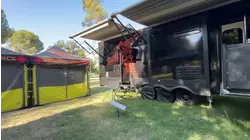 How the medical team on the Garnet Fire supports firefighters