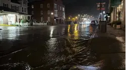 Heavy rain brings flooding to Northport Village streets