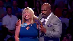 Bridget blows the doors off Fast Money! | Family Feud