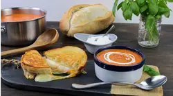 Grilled Cheese and Tomato Soup