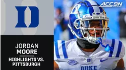 Duke WR Jordan Moore Blows Up Vs. Pitt