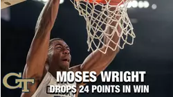 Moses Wright Drops 24 Points In Georgia Tech Win
