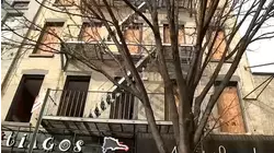 Fire at restaurant beer garden spreads to apartment building; 1 person hurt