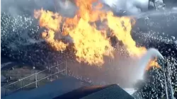 Hundreds of propane tanks catch fire in Lancaster