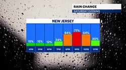 Sunny morning followed by a damp evening in New Jersey