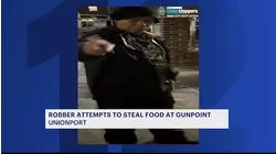 Man wanted for attempting to steal food at gunpoint in Unionport
