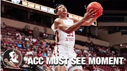 Florida State's Matthew Cleveland's Reverse Dunk Is The Exclamation Point | ACC Must See Moment