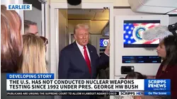 President Trump says the US will resume nuclear weapons testing 'immediately'