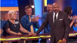 Steve Harvey reveals that a sexy kiss has this! | Family Feud