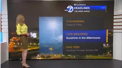 AccuWeather Forecast: Morning fog in some areas, followed by sunny skies this afternoon