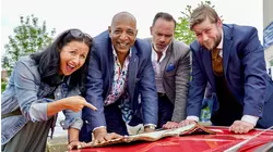 Dan Brocklebank and Hayley Tamaddon