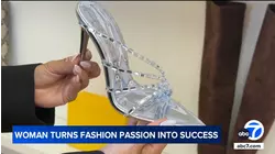 Former TV sports anchor turned shoe designer inspires others to follow their dreams